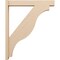 Ekena Millwork 6-in W x 38-in D x 46-in H Funston Block Rough Cedar Woodgrain TimberThane Outlooker, Primed Tan OUTUR060X38X46FST44RCPR - alternate 2